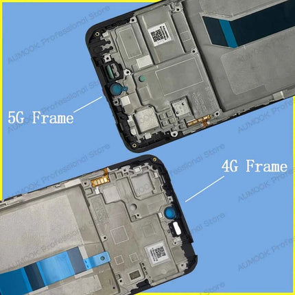 6.67" AMOLED For Xiaomi Redmi Note 12 4G 5G LCD Display Touch Screen Digitizer For Redmi Note 12 LCD 22111317G 23028RA60L Screen