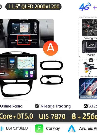 AWESAFE 10" Android Radio For Renault Clio 4 2012-2019 Wireless CarPlay GPS Navigation 4G CAN-BUS Plug and Play Autoradio DSP BT