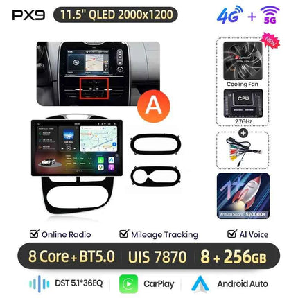 AWESAFE 10" Android Radio For Renault Clio 4 2012-2019 Wireless CarPlay GPS Navigation 4G CAN-BUS Plug and Play Autoradio DSP BT