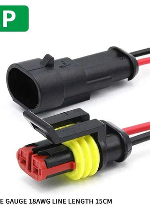 5/20/100sets HID Waterproof Connectors 1/2/3/4/5/6 Pin Car Electrical Wire Connector Plug Truck Harness with 15CM Wire Cable