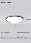 Black Dia50CM / 3 Color No Remote