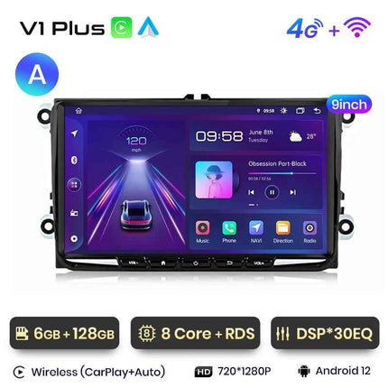 Junsun CarPlay Android Auto Car Intelligent Systems for Volkswagen VW Passat B6 B7 T5 Tiguan Touran GOLF POLO Autoradio