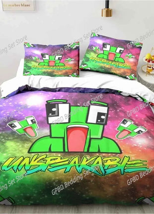Cartoon Funny Play Unspeak.able Comfortable Duvet Quilt Cover Pillowcase Bedding Set Children Bedroom Decoration Home Textile
