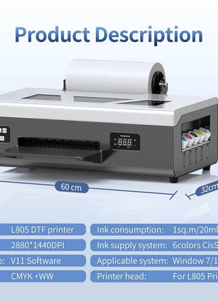 A4 DTF Printer L805 a4 dtf transfer printer for Epson l805 dtf printer bundle A4 t shirt printing machine with A4 dtf oven kits