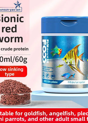 SUNSUN Premium Small Granule Fish Food for Guppies and Tetras, Color Enhancing & Complete Nutrition for Small Tropical Fish