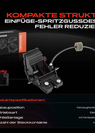 Frankberg 1x Serratura Portellone Posteriore per Mercedes Classe C W203 2000-2007 1717500185 2037500085 1717500085