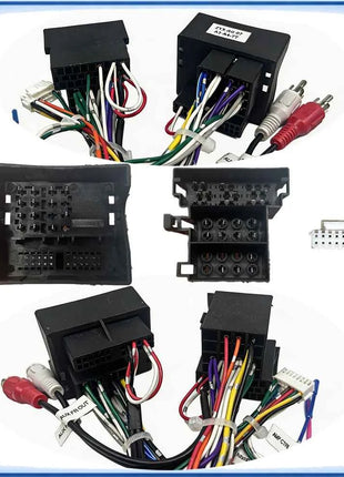 Cablaggio Radio Auto Quadlock ISO a 16 Pin con Decoder CANBUS AU10.20 per Amplificatore Audi A3 8P A4 B6 B7 TT 8J