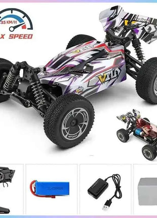 WLtoys 144010 144001 75KM/H 2.4G RC Car Brushless 4WD Electric High Speed Off-Road Remote Control Drift Toys for Children Racing