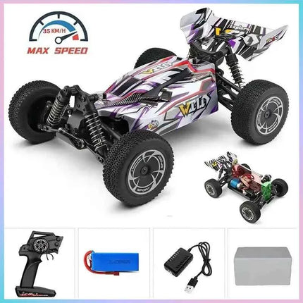 WLtoys 144010 144001 75KM/H 2.4G RC Car Brushless 4WD Electric High Speed Off-Road Remote Control Drift Toys for Children Racing