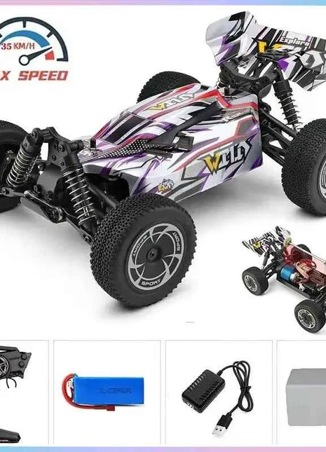 WLtoys 144010 144001 75KM/H 2.4G RC Car Brushless 4WD Electric High Speed Off-Road Remote Control Drift Toys for Children Racing