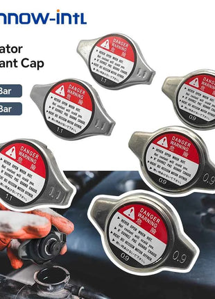 1 Pezzo Tappo Universale per Radiatore Auto 0.9/1.1, Coperchio Antiscottatura per Serbatoio Acqua Radiatore, Compatibile con Honda, Civic, Odyssey, Fit