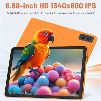 ANRY Tablet Android 16 da 8,68 Pollici con Chiamate 4G, Processore Octa Core T616, 16GB RAM, 64GB ROM, Batteria 5000mAh, WiFi, GPS, Tablet PC 2026 con Slot SD e SIM