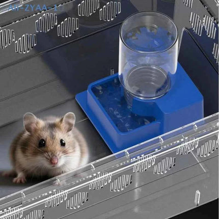 【ZYAA-1】Reptile Water Bottle Automatic Water Feeder With Bottle For Tortoise Turtle Lizard Anti Drowning Water Dispense