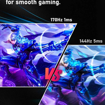 FYHXele 27"2K Borderless Gaming office displays Freesync 170HZ IPS Response time 1ms VESA Low Blue Light&Flicker-Free Monitor
