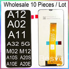 10 Pezzi/lottp Per Samsung A12 Schermo A125 A125F A127 A127F Display A02 M12 M02 Lcd A10S A20S A10E A20E A11 A115 A115F A115U