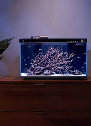 Xiaomi Smart Fish Tank 20L Work With Mijia APP Mobile controlled remote feeding Smart Lighting System Light Aquarium