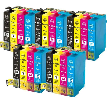 16XL Compatible Ink Cartridge T1631 for Epson WorkForce WF2010 WF2510 WF2520 WF2530 WF2540 WF2630 WF2650 WF2760 WF2750 Printer
