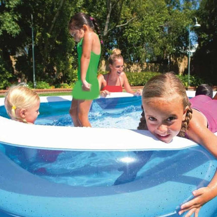 Piscina gonfiabile rettangolare in PVC per adulti, bambini e famiglie, 2/2,6/3 m, per giochi acquatici all'aperto.