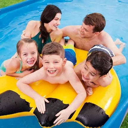56424 Bestway 400*211*81 cm/157"x83"x32" Acciaio Pro Splash Frame Piscina/Grande Rettangolo Mobile Famiglia Splash Frame Piscina 35Kg