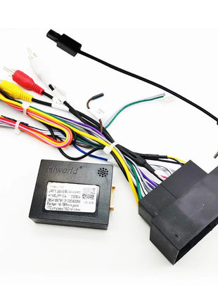 Adattatore per cablaggio radio CAN Bus Box Spina da 16 pin a cavo da 52 pin per Jeep Renegade Cherokee Compass Dodge RAM 1500