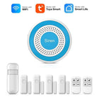 PGST WiFi Alexa Tuya Smart Life Home Alarm Security System Kit Set Home Automation Alarm Security Protection Door Motion Sensor