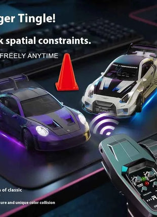 Professional 1:43 RC Drift Car with ESP Gyroscope Full Proportional Control 4WD Metal Body 2 Sets Tires for Realistic Drifting