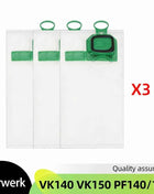 For Vorwerk Kobold VK140 VK150 Upright PF 140/150 Dust Bag Replacement Kit Vacuum Cleaner Spare Accessories