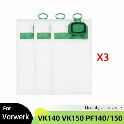 For Vorwerk Kobold VK140 VK150 Upright PF 140/150 Dust Bag Replacement Kit Vacuum Cleaner Spare Accessories