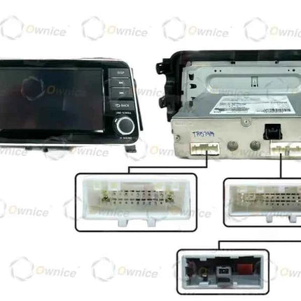 Cornice Radio Android per Auto Ownice 10.1 Pollici Quadlock per Kicks 2016-2018, Pannello Stereo 2DIN con Cablaggio 16PIN e Box Canbus