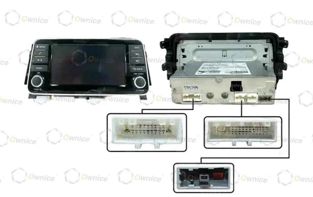 Cornice Radio Android per Auto Ownice 10.1 Pollici Quadlock per Kicks 2016-2018, Pannello Stereo 2DIN con Cablaggio 16PIN e Box Canbus