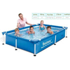 Piscina rettangolare Bestway Splash Jr. con telaio in metallo 221x150x43cm (2.2mx1.5m)