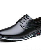 Fashion Black Dress Shoes Mens Business Leather Oxford Social Luxury Shoes Prom Casual Footwear big size 48 49 50 51 52 53