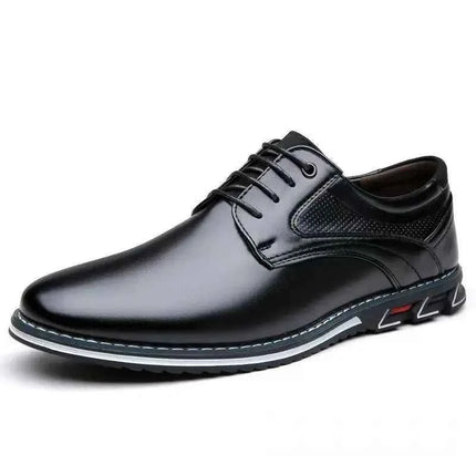 Fashion Black Dress Shoes Mens Business Leather Oxford Social Luxury Shoes Prom Casual Footwear big size 48 49 50 51 52 53