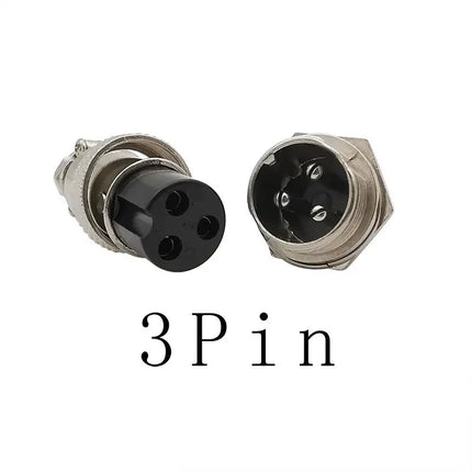 1 Pz GX12 2/3/4/5/6Pin Maschio Femmina Butting Wire Cavo Circolare Presa Aviazione Spina del Pannello Connettore Tappo Antipolvere Impermeabile