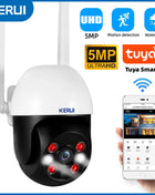KERUI W184 4G WiFi GSM Alarm System Wireless Unit Home Tuya Smart APP Control Anti-Theft Motion Sensor Alexa Support Motion Sensor