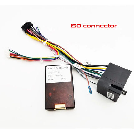 CAN BUS Decoder 16 Pin cablaggio adattatore ISO Quadlock connettore cavo per Porsche 911 996 Mk2 997 Cayenne E1 Boxster Cayman