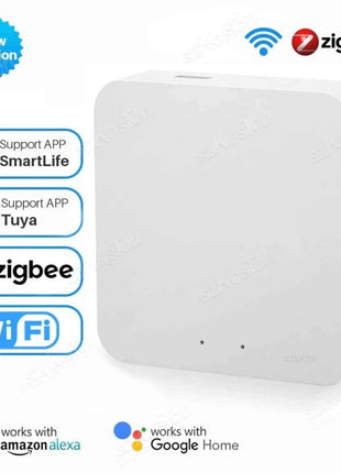 Tuya Zigbee 3.0 Gateway Hub Smart Home Wireless Bridge Smart Life APP Remote Control Automation Device Works with Alexa Google