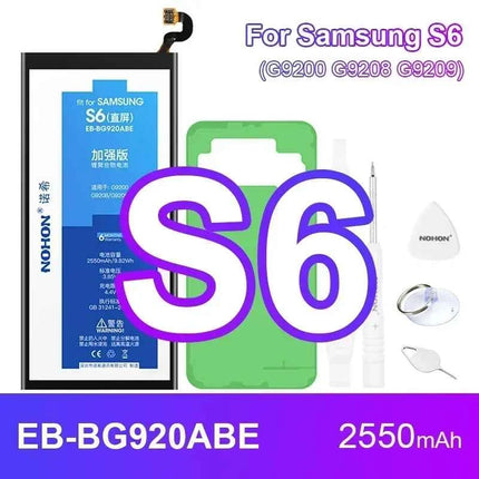 NOHON Phone Battery for Samsung Galaxy S24 S23 S22 Ultra S21 S20 Plus S10 S10E S9 S8 S7 S6 S10+ S20+ S21+ S23+ S24+ Batteries
