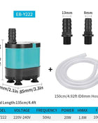 20/35/50/60W Bottom Suction Submersible Pump Fish Tank Water Circulation Pump Small Silent Filter Suction Manure Change Pump