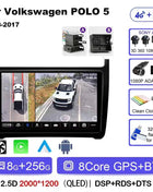 Android 15 For Volkswagen VW POLO 5 Sedan 2008 - 2023 Car Radio Navigation Multimedia Player Carplay Auto Stereo DSP WIFI+4G GPS