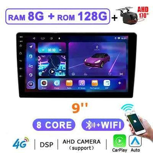 7" 9" 10" Universal Android 14 Auto Carplay Car Radio For VW Volkswagen Nissan Hyundai 2 DIN Autoradio Stereo Multimedia Player