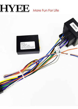 Adattatore per cablaggio Quadlock Decodificatore CAN Bus Spina a 16 pin Connettore Quad Lock Cavo di cablaggio per unità principale Android per BMW 3 E90 X1 E84