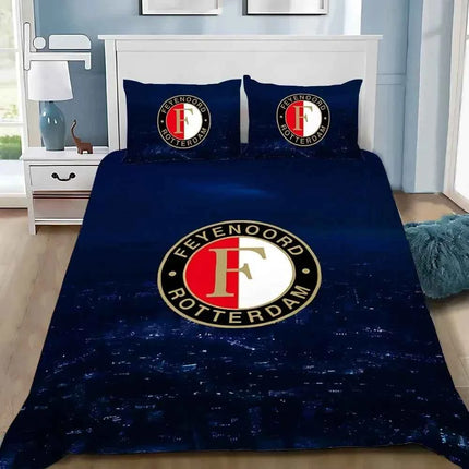 3D Print Hot Fc F-Feyenoords Bedding Set Bedroom Quilt Cover Set Single Double Size Duvet Cover Pillowcase for Adult Boys