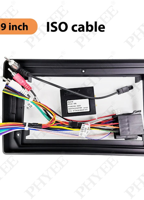 Telaio pannello cruscotto per Audi A4 B7 2004 - 2008, adattatore cablaggio radio, decodificatore CAN Bus, per multimediale Android 2 DIN 9"
