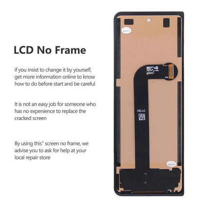 Schermo Per Samsung Z Fold 3 F926B F926B/DS Display LCD Touch Screen Digitale Assemblea Samsung Z Fold 3 Display Parti di Ricambio