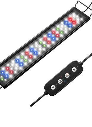 75-90CM Fish Tank Dimmable Iighting LED light Aquarium Plant Growth Iight With Timer And Power-off Memory Function 100-240V IP65