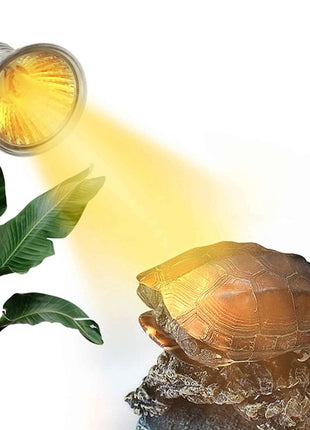25/50/75W UVA+UVB 3.0 Reptile Lamp Bulb Turtle Basking UV Light Bulbs Heating Lamp Amphibians Lizards Temperature Controller 1Pc
