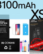PINZHENG Real High Capacity Battery For iPhone 5S SE 6 6S 7 8 Plus X Xr Xs Max Phone Replacement Bateria Warranty One Year