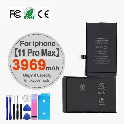 High Capacity Battery For iPhone 4 4S 5 5S 5C SE 2020 6 6S 7 8 SE2 Plus X XR XS 11 Pro Max Mobile Phone Pack New 0 Cycle Seal