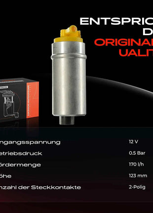 Pompa carburante Frankberg 1x per BMW Serie 5 E39 Serie 5 Touring 2.0L 2.5L 2.9L 1996-2004 183178 16141183389 16141183178